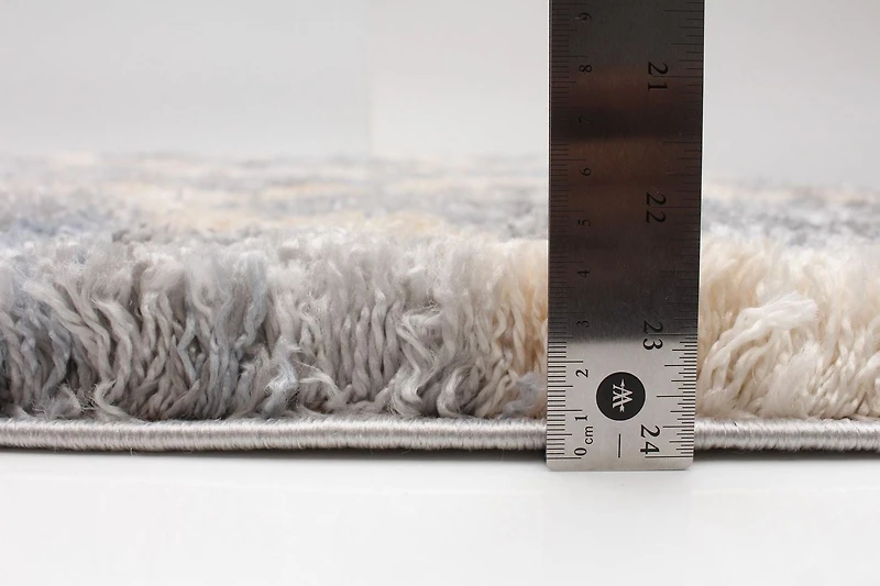 ECARPET Trellis Frieze Area Rug Fluffy Carpet for Bedroom, Ultra Soft & Plush Annica Collection