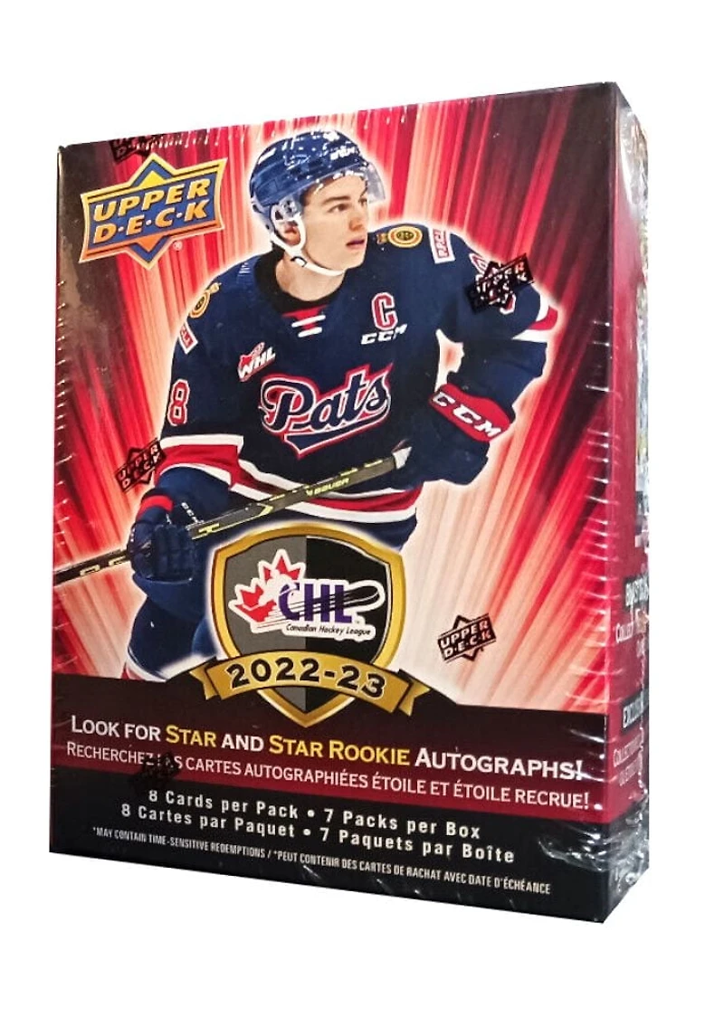2022-23 Upper Deck CHL Hockey Blaster Box