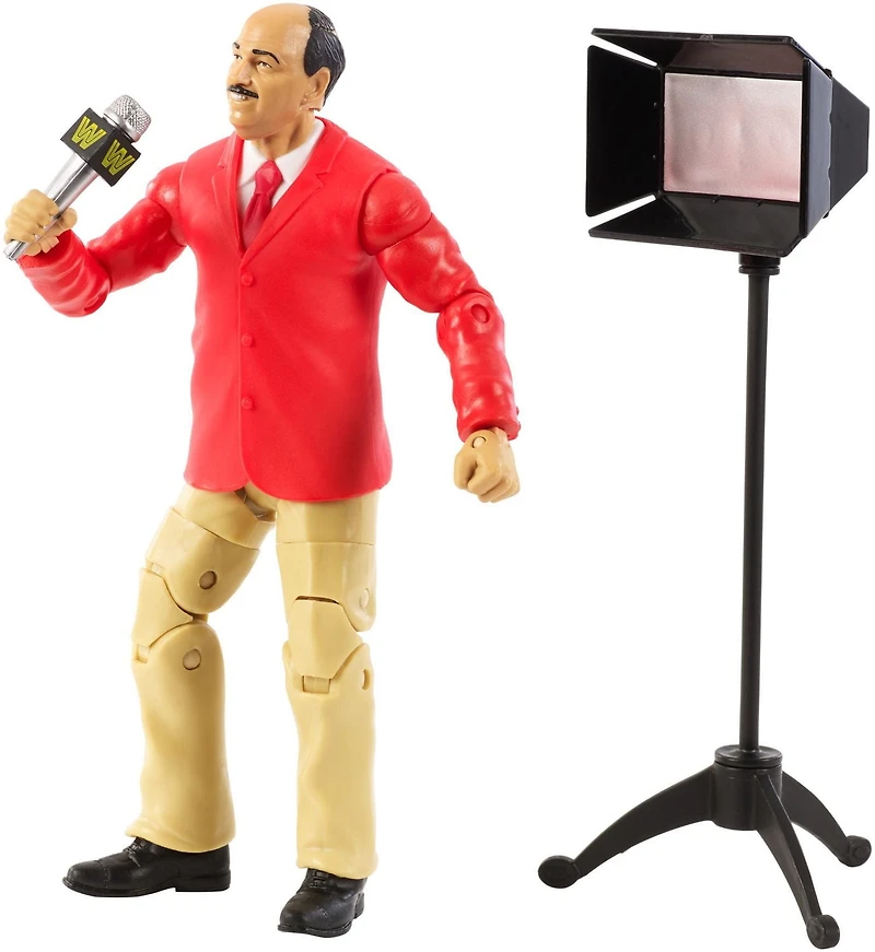 WWE Flashback Series Mean Gene Okerlund Elite Collection Action Figure