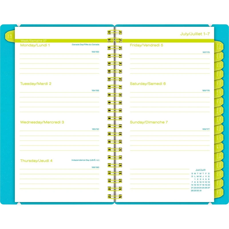 Planificateur de poche Mead Color Pop Planificateur