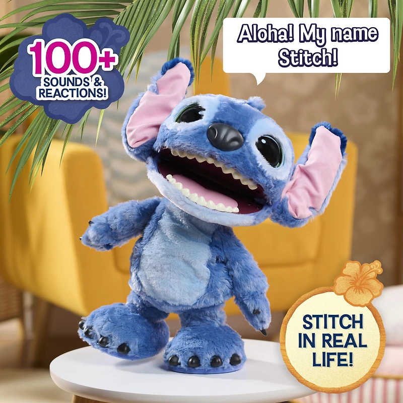 Peluche Stitch interactive de Disney DISNEY PELUCHE STITCH