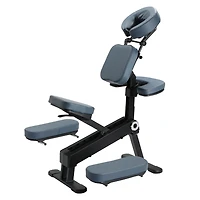 Master Massage the Most Advanced Ergonomically Designed Gymlane Portable Massage Chair in Royal Blue