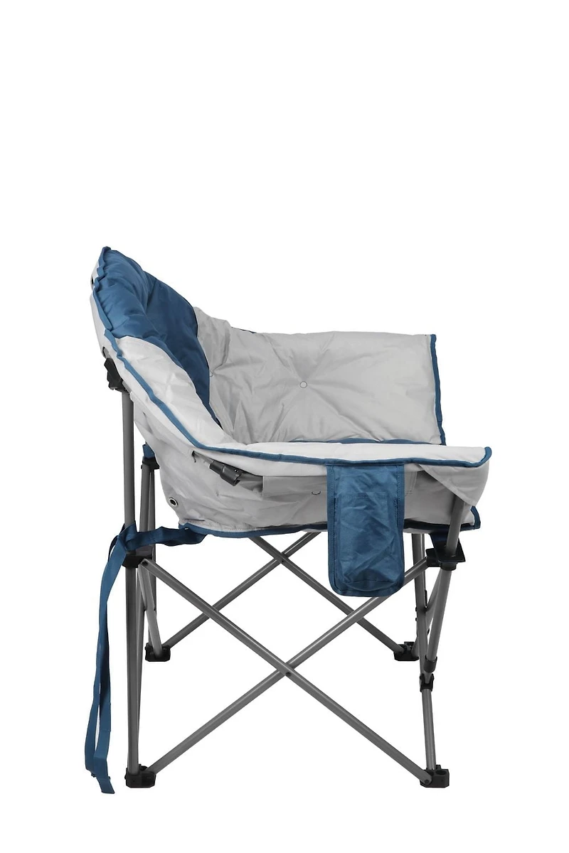 Ozark Trail Padded Club Chair, Lounger, Blue, Adults