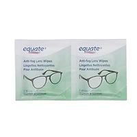 Lingettes pour lentilles antibuée Equate 30 lingettes (152 mm x 127 mm chacune)