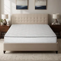 Primo Berri 8-Inch Hybrid Mattresses – Twin Size, Gel Memory Foam + Pocket Springs – Bed-in-a-Box for Responsive Sleep Comfort