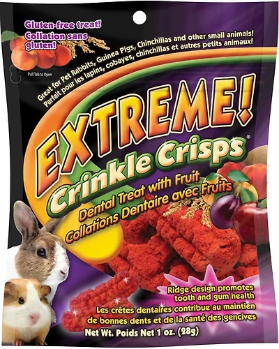 Extreme!™ Crinkle Crisps® Dental Treat with Fruit, 28g