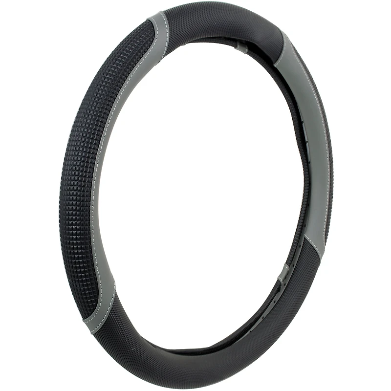 Housse de volant sport noire et grise Auto Drive AUTO DRIVE PL C-VOLANT SPORT NR/GR