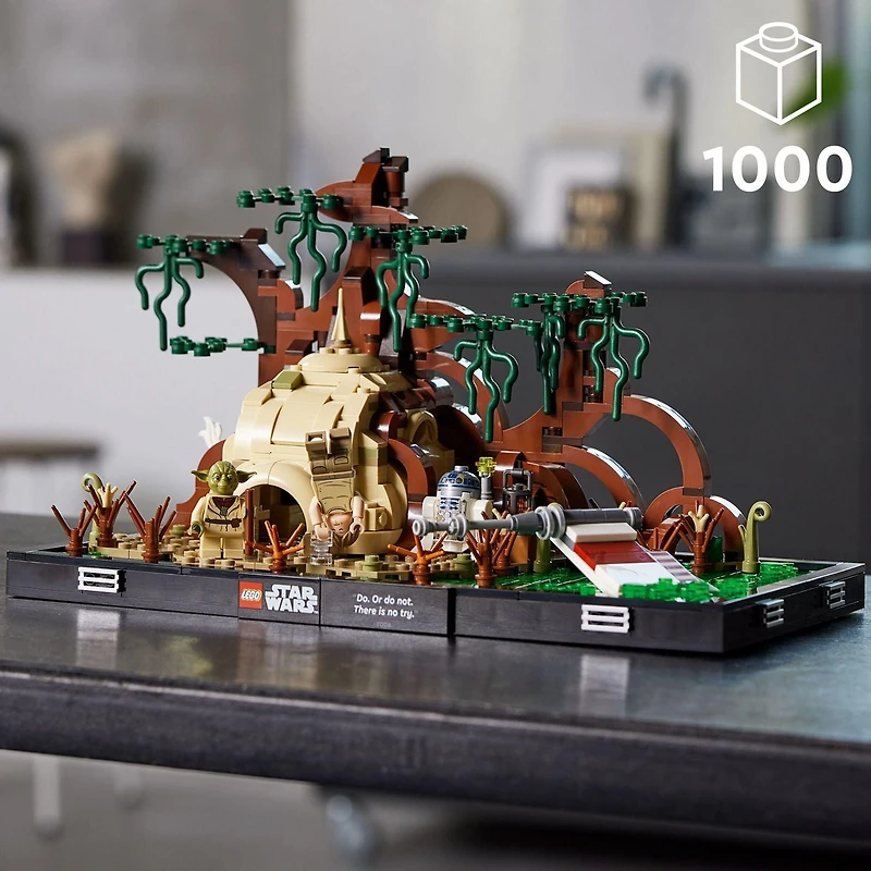 LEGO Star Wars Dagobah Jedi Training Diorama 75330 Toy Building Kit (1,000 Pieces)