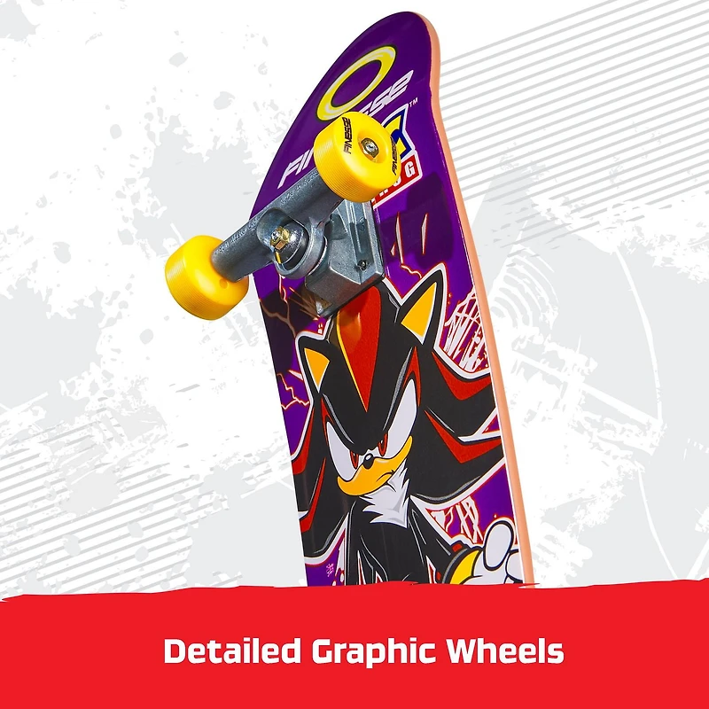 Tech Deck, Handboard Finesse X Sonic le hérisson ; Mini-skateboards authentiques, jouets pour garçons et filles à partir de 6 ans (utilisation manuelle uniquement)