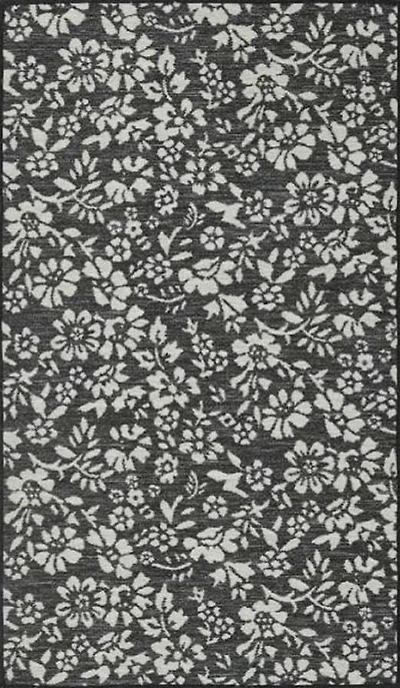 Tapis réversible d'intérieur et d'extérieur gris antidérapant de Home Décor Inc., 68 x 114 cm
