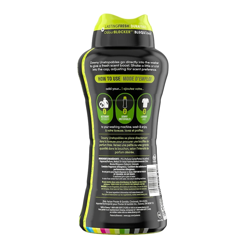 Downy Unstopables In Wash Scent Booster Beads, Paradise Scent, Laundry Beads for Odour Protection, Downy Scent Booster Beads, Laundry Scent Boosters, 680G