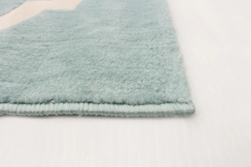 Tapis ECARPET Moderne pour Salle à Manger, Salon, Chambre Arbour Bleu