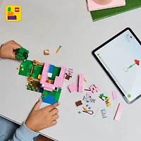 LEGO Minecraft The Baby Pig House Toy Figures and Playset - Building Minecraft Toy for Kids, Boys and Girls, Ages 7+ - with 2 Minifigures for Pretend Play - Gift Idea for Birthdays - 21268, Includes 238 Pieces, Ages 7+
