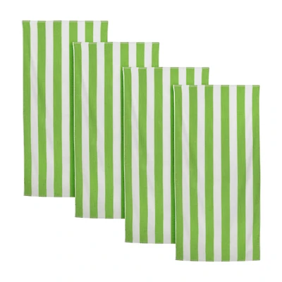SERVIETTES DE PLAGE À RAYURES CABANA MAINSAYS, PAQUET DE 4
