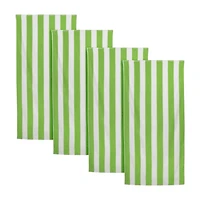 SERVIETTES DE PLAGE À RAYURES CABANA MAINSAYS, PAQUET DE 4