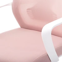 Chaise de bureau ergonomique à dossier haut en maille réglable en hauteur pour adulte avec appui-tête Ashton de CorLiving