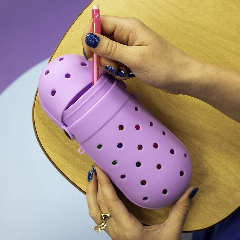 Art 101 Charm Pencil Pouch, Purple