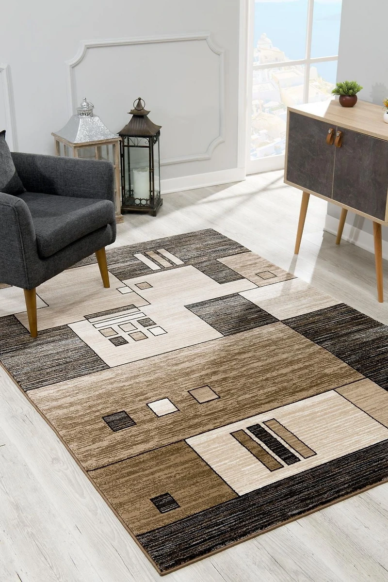 Rug Branch Montage Collection Modern Geometric Runner Area Rug