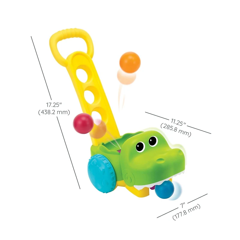 Infantino Gator Scoot N' Scoop, Alligator toy