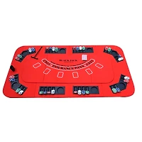 No Limit 3-in-1 Portable Casino Tabletop for Poker, Blackjack, and Craps