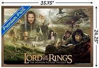The Lord of the Rings: The Motion Picture Trilogy Wall Poster, 22.375" x 34" Framed