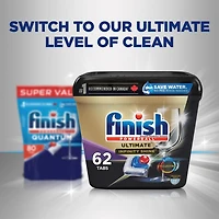 Finish Dishwasher Detergent, Quantum Max, Fresh, Mega Value Pack, 80 Tablets, Shine and Glass Protect, Dishwasher Detergent