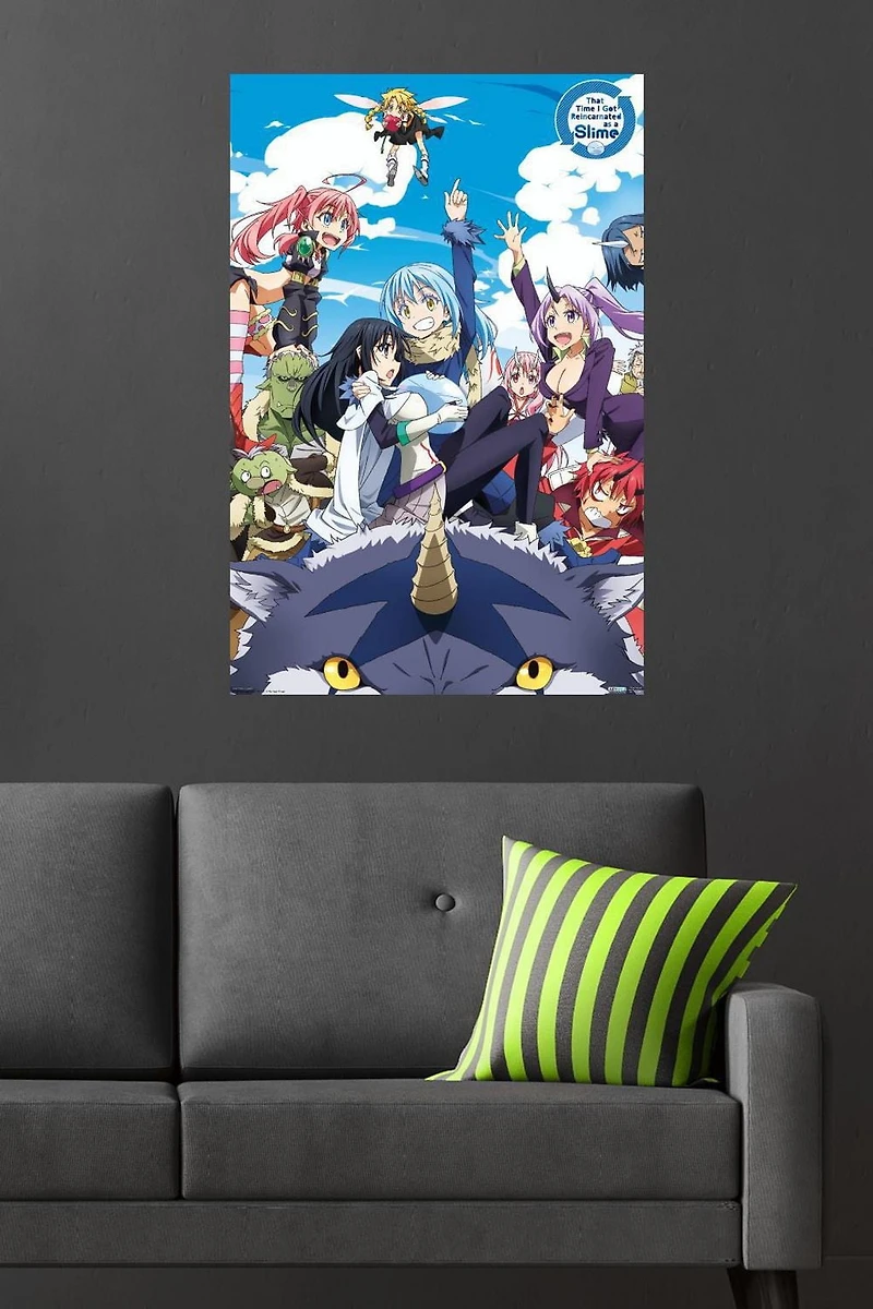 That Time I Got Reincarnated As A Slime - Group Wall Poster, 22.375" x 34"