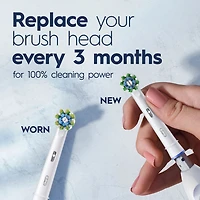 Oral-B Pro 100 Precision Clean, Battery Power Toothbrush, White