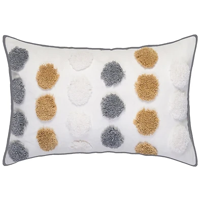 hometrends Coussin Décoratif Doré Plinko