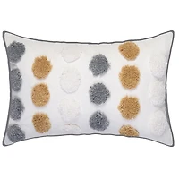 hometrends Coussin Décoratif Doré Plinko