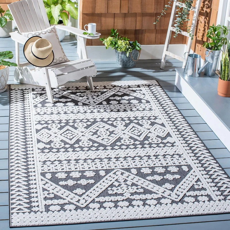 SAFAVIEH Cabana Arielle Geometric Indoor/Outdoor Area Rug