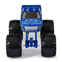Monster Jam, Official Blue Thunder Monster Truck, Collector Die-Cast Vehicle, 1:24 Scale, Kids Toys for Boys and Girls Ages 3 and up