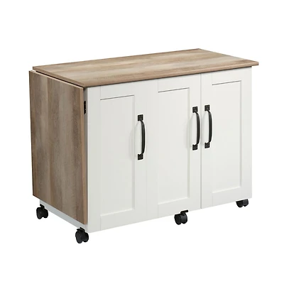 Sauder Table sur roulettes pour machine à coudre