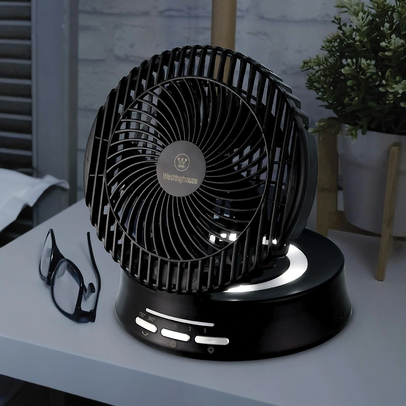Westinghouse 8" VENTILATEUR RECHARGEABLE PLIANT