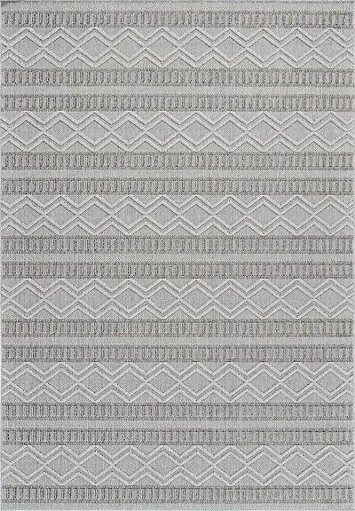 Tapis d'interieur exterieur abstrait Rug Branch Hogar, gris beige, moderne - Salon, chambre, salle a manger et cuisine