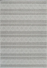Tapis d'interieur exterieur abstrait Rug Branch Hogar, gris beige, moderne - Salon, chambre, salle a manger et cuisine
