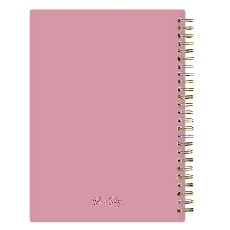 2024 Weekly Monthly Planner, 5.875x8.625, Blue Sky, Jessie Blue