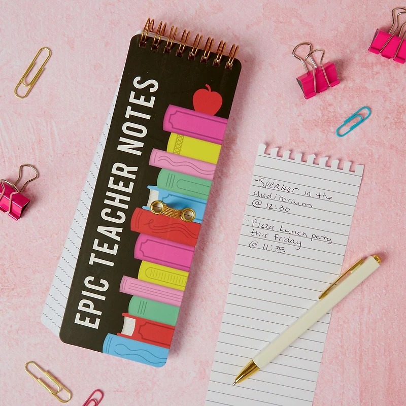 Epic Teacher Valentine’s Day Notepad & Pen for Teacher
