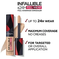 L'Oréal Paris Infallible 24H Full Wear Concealer, Full Coverage Concealer