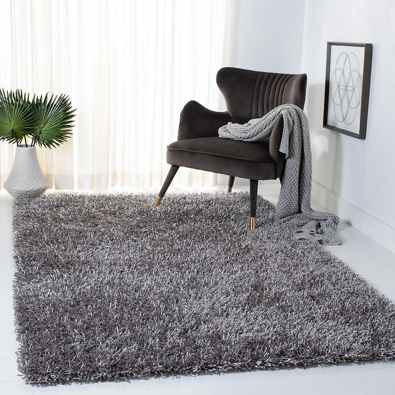 Safavieh New Orleans Darius Tapis Peluche Solide Shag