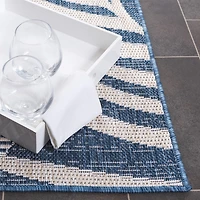 SAFAVIEH Beach House Kaeden Tapis Botanique Intérieur/Extérieur