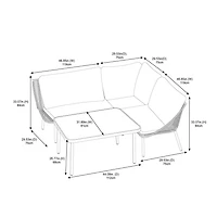 Ensemble modulaire Skyler hometrends