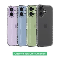 onn Protective Gel Phone Case for iPhone 17 - Clear