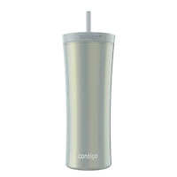 Gobelet Secouer et emporter à FERMETURE AUTOMATIQUE Contigo, 20 oz (591 ml), bouteille avec paille, glacier Sans BPA
