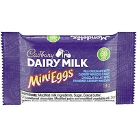 Cadbury Dairy Milk, Mini Eggs, Mini Chocolatey Candy Bars, (8 mini bars)
