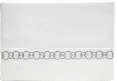 Parure de draps en coton égyptien 300 fils Johnson Home avec détails brodés