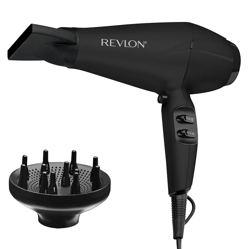 Sèche-cheveux Revlon Salon Séchage Rapide, Noir Sechange et Coiffant Plus Rapides