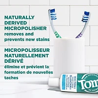 Tom’s of Maine Whiten Plus Deep Clean Whitening Toothpaste, Natural Whitening Toothpaste with Plant-Based Cleansers, Enamel Safe Formula, Whitens Without Causing Sensitivity, Peppermint, 113 g