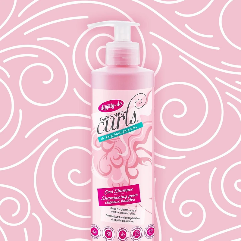 Curl Shampoo – Gently Cleanses, Seals in Moisture and Boosts Shine to Dry, Frizzy and Curly Hair – Colour-Safe & Sulfate-Free with Natural Ingredients, 400ml, Coconut & Shea