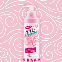 Curl Shampoo – Gently Cleanses, Seals in Moisture and Boosts Shine to Dry, Frizzy and Curly Hair – Colour-Safe & Sulfate-Free with Natural Ingredients, 400ml, Coconut & Shea